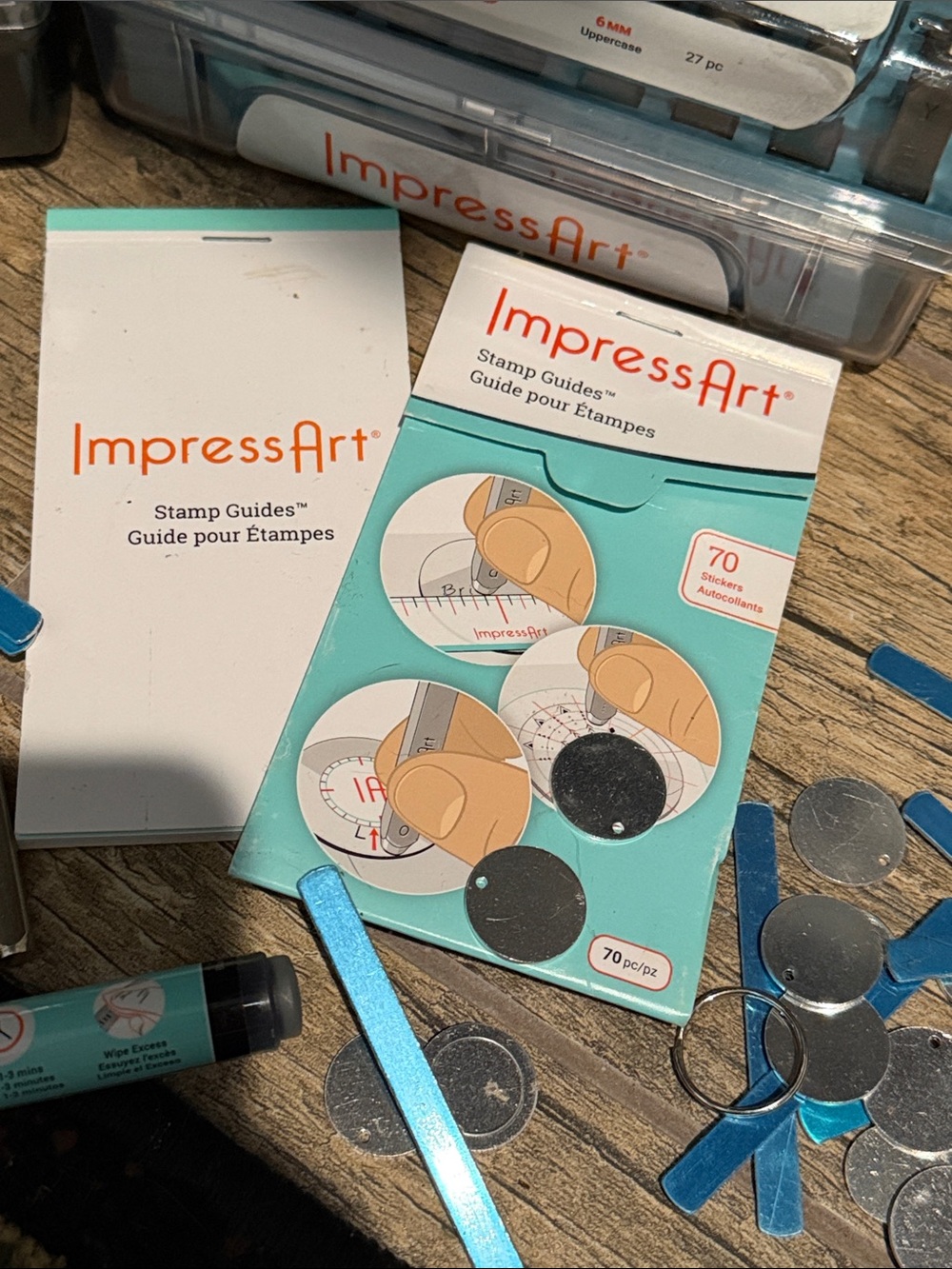 imPRESS Metal Stamping Starter Tools Kit - Aqua Blue - Picture 8 of 8